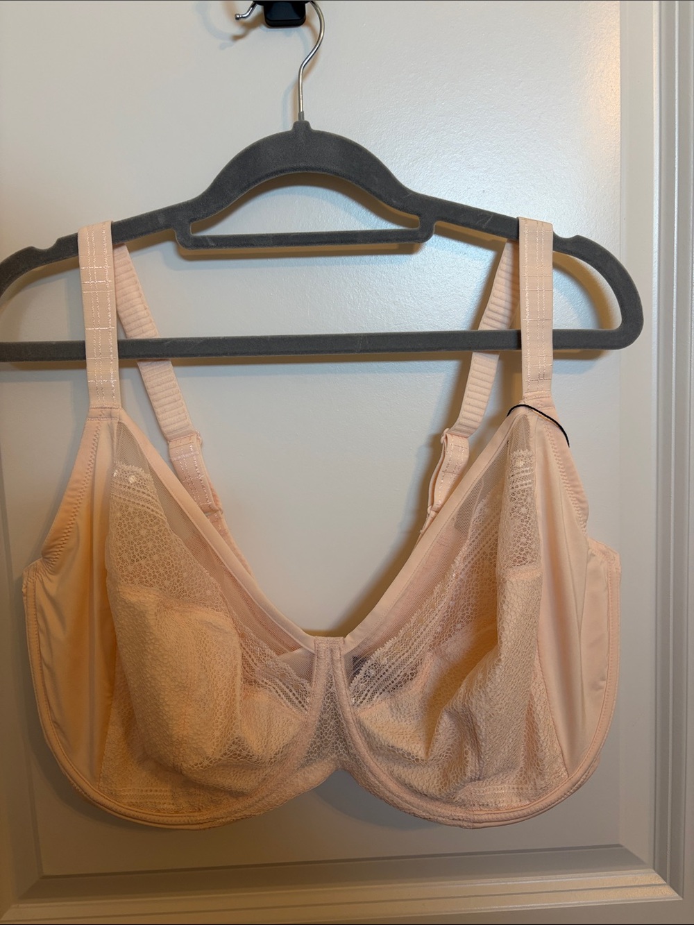 Nude Lace Underwire Bra
